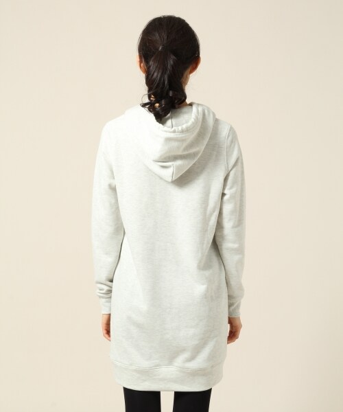 LOWRYS FARM（ローリーズファーム）の「スウェットパーカーワンピースロングスリーブ２（ワンピース/ドレス・レディース・ナチュラル/グレー/グリーン/ネイビー・Ｍ/Ｌ）」の6枚目の写真