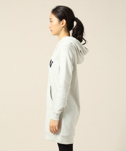 LOWRYS FARM（ローリーズファーム）の「スウェットパーカーワンピースロングスリーブ２（ワンピース/ドレス・レディース・ナチュラル/グレー/グリーン/ネイビー・Ｍ/Ｌ）」の5枚目の写真