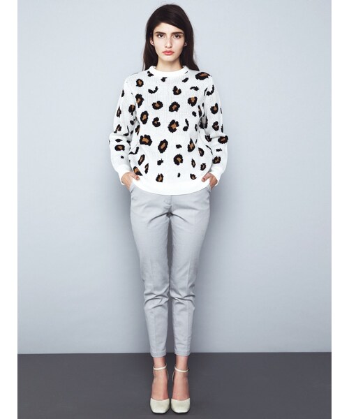 EMODA（エモダ）の「スリムチノPT（パンツ・レディース・グレー/ブラック/レッド・S/M）」の12枚目の写真