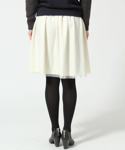 GLOBAL WORK(グローバルワーク)の「リバーシブルチュールスカート(スカート・レディース・ホワイト×ホワイト06/ブラック×グレー15/ブラック×ネイビー88・M/L)」の11枚目の写真