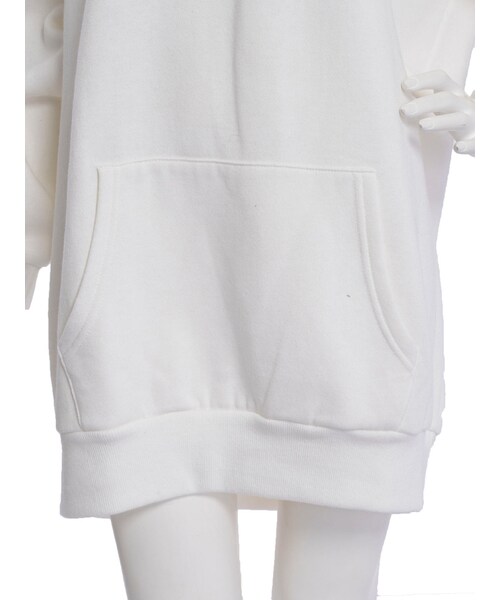 jouetie（ジュエティ）の「サガラカレッジチュニックパーカ（トップス・レディース・オフホワイト/グレー/ネイビー・M）」の11枚目の写真