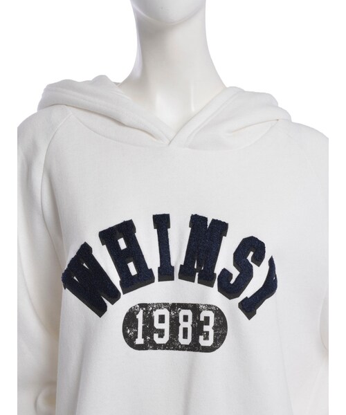 jouetie（ジュエティ）の「サガラカレッジチュニックパーカ（トップス・レディース・オフホワイト/グレー/ネイビー・M）」の9枚目の写真