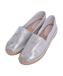 MERCURYDUO | 【GDS】 マルチ柄エスパドリーユ（シルバー）(シューズ)