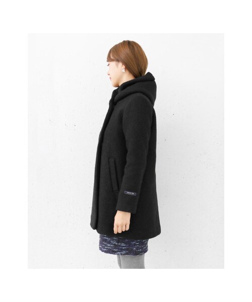 URBAN RESEARCH DOORS(アーバンリサーチドアーズ)の「ボリュームフードコート(ジャケット/アウター・レディース・BLACK/GRAY・one)」の10枚目の写真