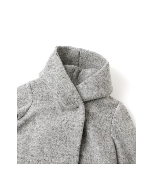 URBAN RESEARCH DOORS(アーバンリサーチドアーズ)の「ボリュームフードコート(ジャケット/アウター・レディース・BLACK/GRAY・one)」の12枚目の写真