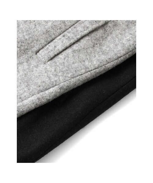 URBAN RESEARCH DOORS(アーバンリサーチドアーズ)の「ボリュームフードコート(ジャケット/アウター・レディース・BLACK/GRAY・one)」の19枚目の写真