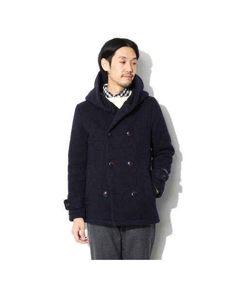 URBAN RESEARCH DOORS(アーバンリサーチドアーズ)の「Mapel W フードJK(ジャケット/アウター・メンズ・Beige/Navy・38/40)」の8枚目の写真