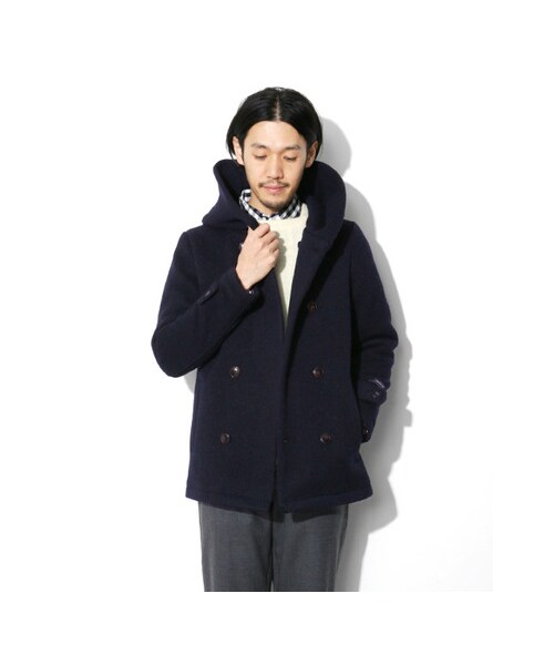 URBAN RESEARCH DOORS(アーバンリサーチドアーズ)の「Mapel W フードJK(ジャケット/アウター・メンズ・Beige/Navy・38/40)」の7枚目の写真