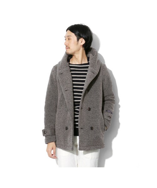 URBAN RESEARCH DOORS(アーバンリサーチドアーズ)の「Mapel W フードJK(ジャケット/アウター・メンズ・Beige/Navy・38/40)」の4枚目の写真