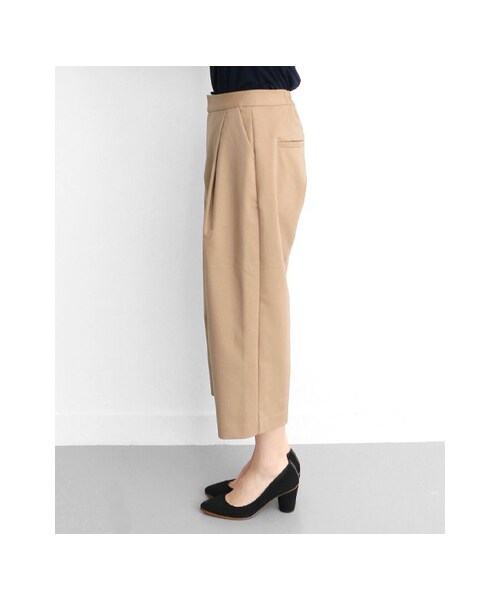 KBF（ケイビーエフ）の「KBF+　ビックタッククロップドワイドパンツ（パンツ・レディース・BEG/NVY/BLK・one）」の8枚目の写真