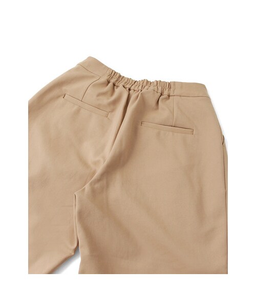 KBF（ケイビーエフ）の「KBF+　ビックタッククロップドワイドパンツ（パンツ・レディース・BEG/NVY/BLK・one）」の14枚目の写真