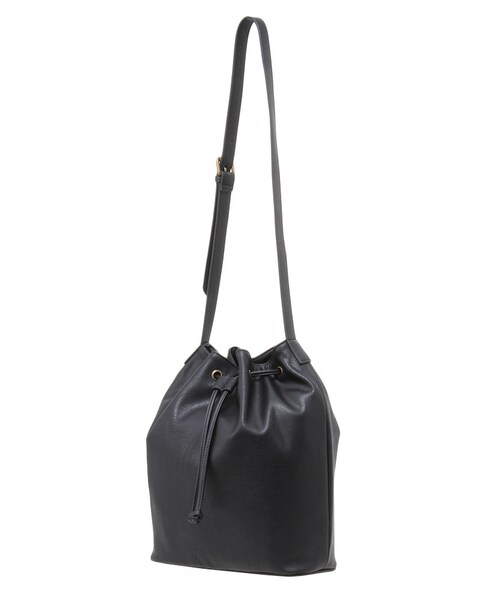 Ungrid（アングリッド）の「【Casual】レザーショルダーＢＡＧ（バッグ・レディース・ブラック/キャメル・F）」の4枚目の写真