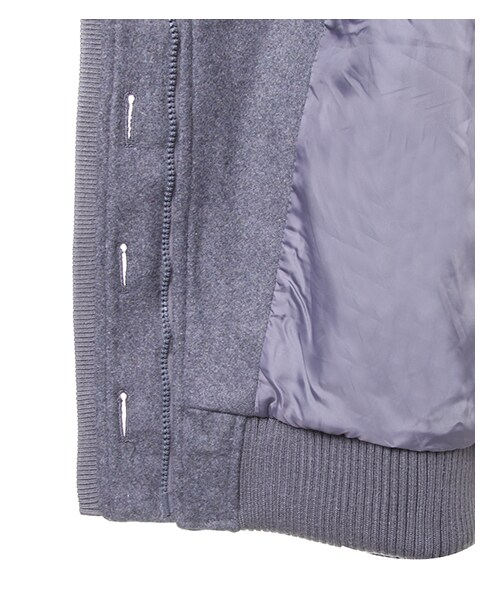 INGNI（イング）の「スタンドパーカー／ブルゾン（ジャケット/アウター・レディース・ｸﾞﾚｰ/ｸﾛ・M）」の8枚目の写真