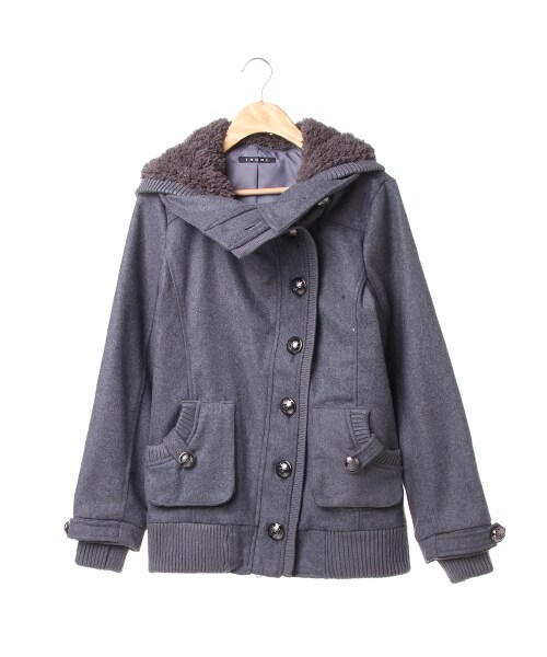 INGNI（イング）の「スタンドパーカー／ブルゾン（ジャケット/アウター・レディース・ｸﾞﾚｰ/ｸﾛ・M）」の11枚目の写真