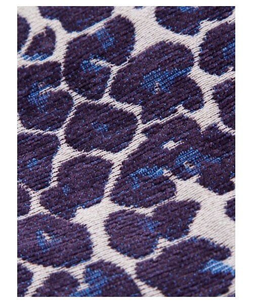 E hyphen world gallery（イーハイフンワールドギャラリー）の「【Special Price】レオパードジャガードクラッチバック（バッグ・ポーチ・レディース・ベージュ/ブルー・F）」の4枚目の写真