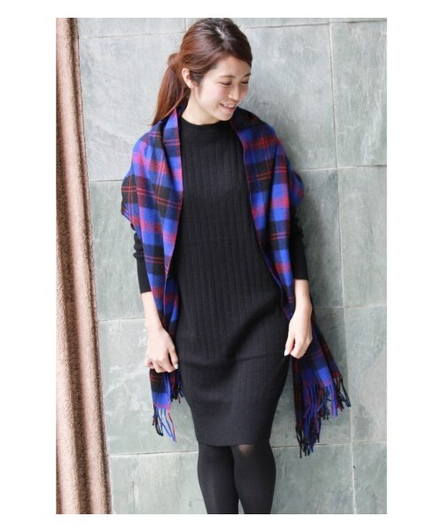 IENA（イエナ）の「IENA ウール/アンゴラブリティッシュチェック