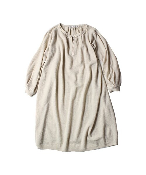 45rpm フォーティファイブアール の ウール包み刺繍ニットワンピース その他 Wear