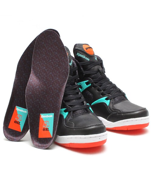 Reebok(リーボック)の「Reebok x HIGHS AND LOWS THE PUMP CERTIFIED HAL-BLACK/TIMELESS TEAL/FLUX ORANGE/WHT/GREY(HIGH-CUT・メンズ・other・26.0cm/26.5cm/27.0cm/27.5cm/28.0cm/28.5cm/29.0cm)」の12枚目の写真