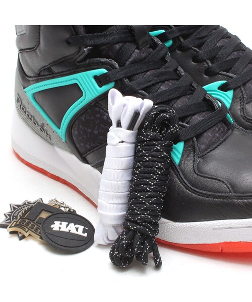 Reebok(リーボック)の「Reebok x HIGHS AND LOWS THE PUMP CERTIFIED HAL-BLACK/TIMELESS TEAL/FLUX ORANGE/WHT/GREY(HIGH-CUT・メンズ・other・26.0cm/26.5cm/27.0cm/27.5cm/28.0cm/28.5cm/29.0cm)」の13枚目の写真