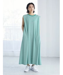 Green　Parks | ・SUGAR SPOON カタタックボーダーワンピース(ワンピース/ドレス)
