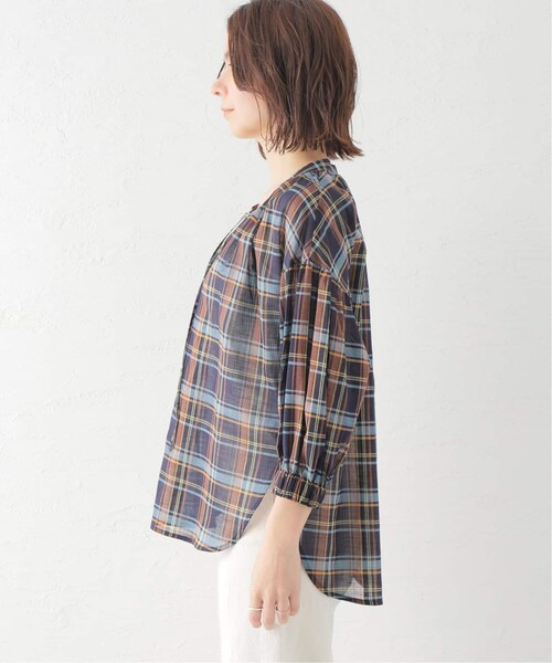 Spick & Span（スピックアンドスパン）の「スラブチェックVカラー 