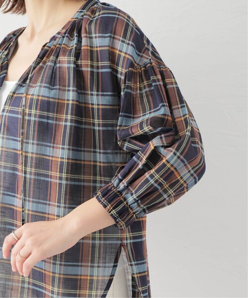 Spick & Span（スピックアンドスパン）の「スラブチェックVカラー 