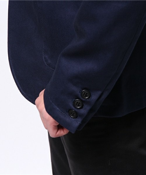 SAKASA（サカサ）の「SAKASA/サカサ/TWILL JACKET（テーラードジャケット・メンズ・ベージュ/ネイビー・MEDIUM/LARGE）」の8枚目の写真