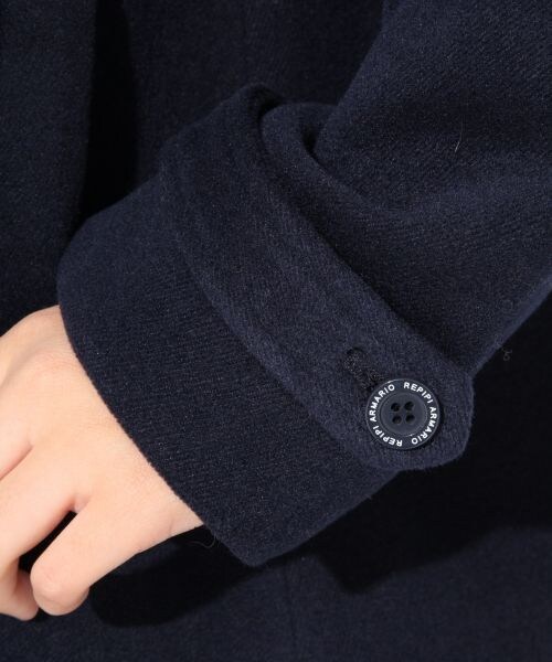 repipi armario（レピピ アルマリオ）の「【ニコラ12月号】ポンチョダッフルコート（ジャケット/アウター・レディース・レッド/キャメル/ネイビー・ＸＳ/Ｓ/Ｍ）」の9枚目の写真