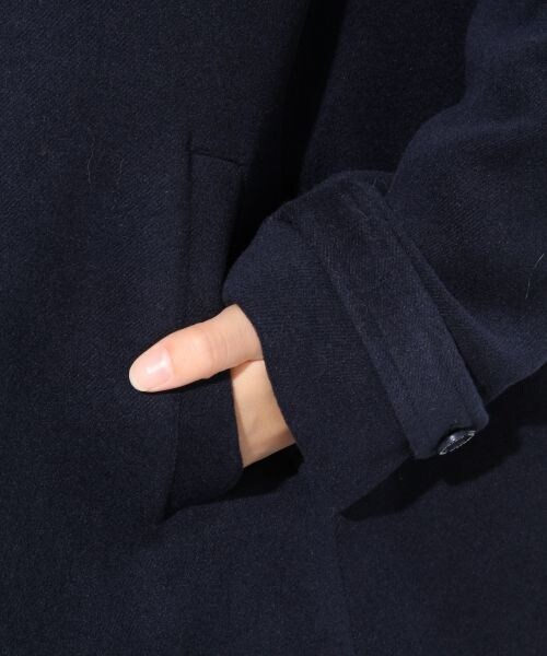 repipi armario（レピピ アルマリオ）の「【ニコラ12月号】ポンチョダッフルコート（ジャケット/アウター・レディース・レッド/キャメル/ネイビー・ＸＳ/Ｓ/Ｍ）」の10枚目の写真