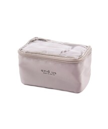 3coins（3coins）の「【and us】ブラシ収納2層式ポーチ（その他ボディ・ヘアケア）」