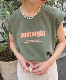 CIAOPANIC | デイリー使いにお勧め、nostalgiaビンテージライクノースリTEE(Tシャツ/カットソー)