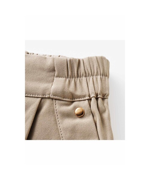 IEDIT（イディット）の「IEDIT[イディット] ぐいっとしなやか すらりと美脚！ ストレッチ布はく素材のエアノビテーパードパンツ〈ブラック〉（レディースファッション > ボトムス > パンツ・レディース・ブラック・ｳｴｽﾄ85-93/股下68cm/ｳｴｽﾄ93-101/股下68cm/ｳｴｽﾄ69-77/股下68cm/ｳｴｽﾄ77-85/股下68cm/ｳｴｽﾄ69-77/股下73cm/ｳｴｽﾄ64-70/股下68cm/ｳｴｽﾄ64-70/股下63cm/ｳｴｽﾄ64-70/股下73cm/ｳｴｽﾄ58-64/股下68cm/ｳｴｽﾄ58-64/股下63cm）」の9枚目の写真