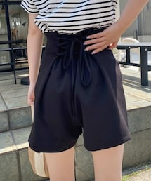 one after another NICE CLAUP | レースアップショートパンツ(その他パンツ)