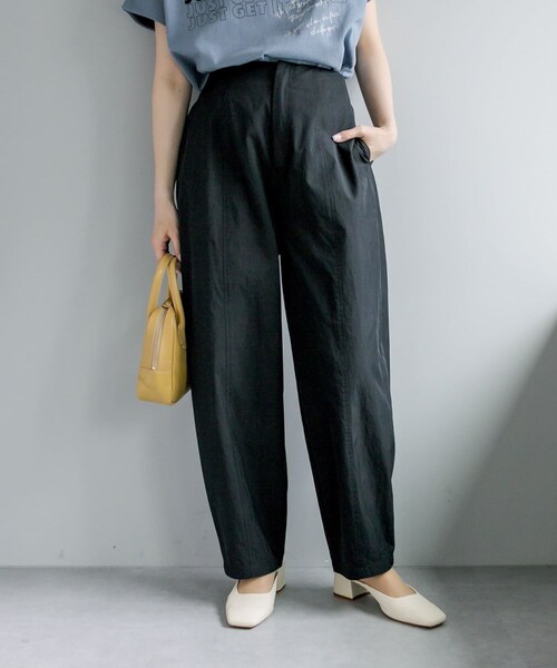PUAL CE CIN（ピュアルセシン）の「【Du noir】切替バルーンパンツ（その他パンツ・レディース・ベージュ/ブラック・FREE）」の2枚目の写真