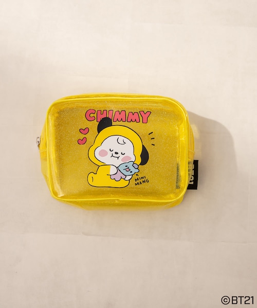 OLIVE des OLIVE（オリーブデオリーブ）の「BT21クリアポーチ（その他小物・レディース・オフホワイト/ピンク/サックスブルー/イエロー/パープル/レッド/ラベンダー・FREE）」の5枚目の写真