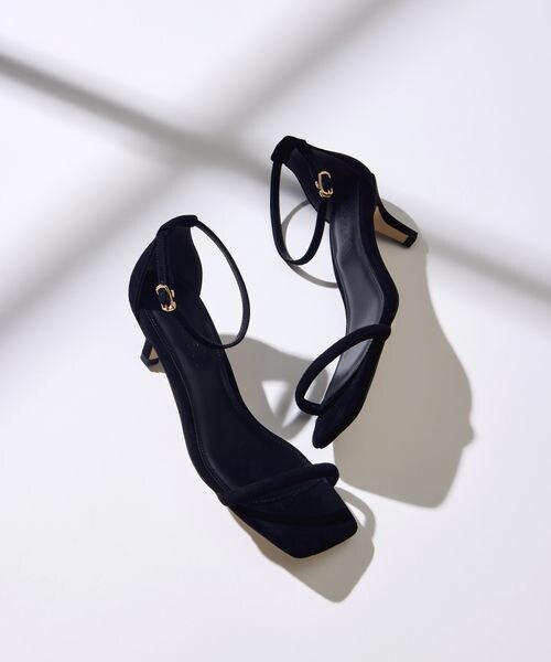 BARNYARDSTORM（バンヤードストーム）の「ハンカマストラップサンダル（シューズ・レディース・ゴールド×パイソン02/ブラック19・35(22.5cm)/36(23.0cm)/37(23.5cm)/38(24.0cm)/39(24.5cm)）」の2枚目の写真