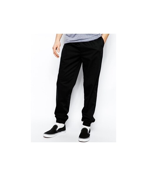 American Apparel(アメリカンアパレル)の「American Apparel Chinos With Cuff - Black(その他パンツ・メンズ・Black・XS)」の1枚目の写真