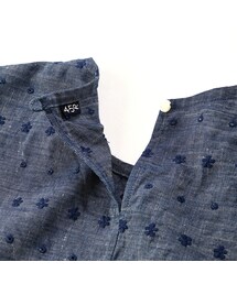 45R 綿麻ダンガリーのカットワークブラウス45rpm i-img892x1008-