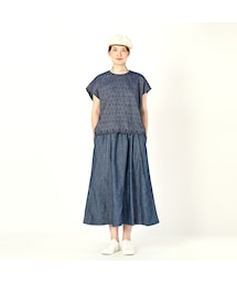 ✨美品✨45R✨黒✨ダンガリーのカットワークのブラウス✨完売品 新作カットワークシリーズ | 45R | 松坂屋名古屋店公式 SHOP BLOG