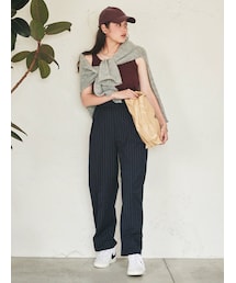 Ungrid | センタープレスルーズパンツ(パンツ)
