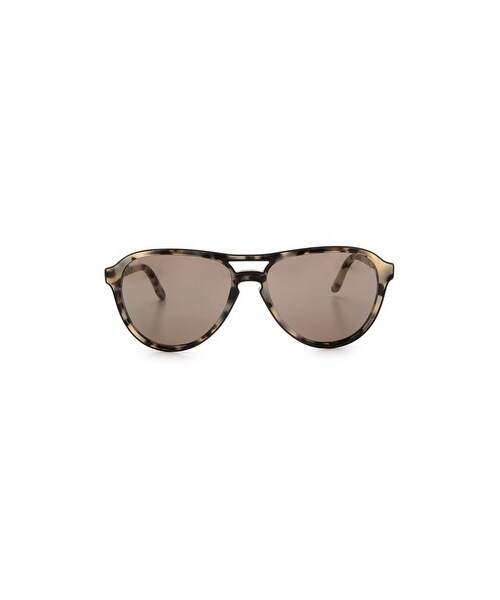STELLA McCARTNEY（ステラマッカートニー）の「Stella McCartney Outlined Aviator Sunglasses（サングラス・レディース・Black Grey Spotty Tort/Brown・One Size）」の3枚目の写真