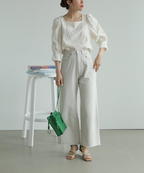 RAY CASSIN（レイカズン）の「ドロストミニショルダーバッグ（バッグ・レディース・クロ/グリーン/ピンク/ベージュ/シルバー・FREE）」の12枚目の写真