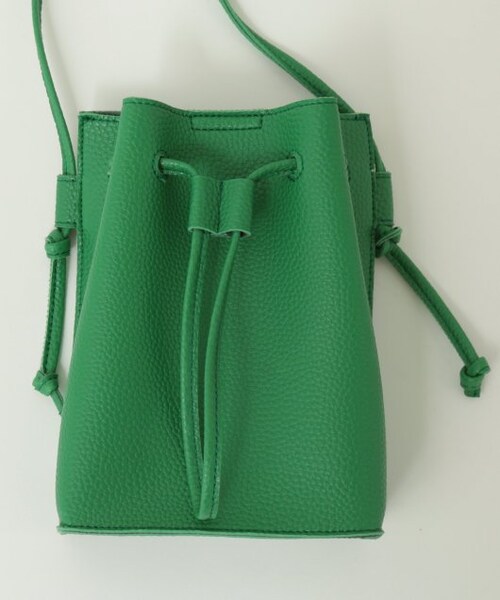 RAY CASSIN（レイカズン）の「ドロストミニショルダーバッグ（バッグ・レディース・クロ/グリーン/ピンク/ベージュ/シルバー・FREE）」の6枚目の写真