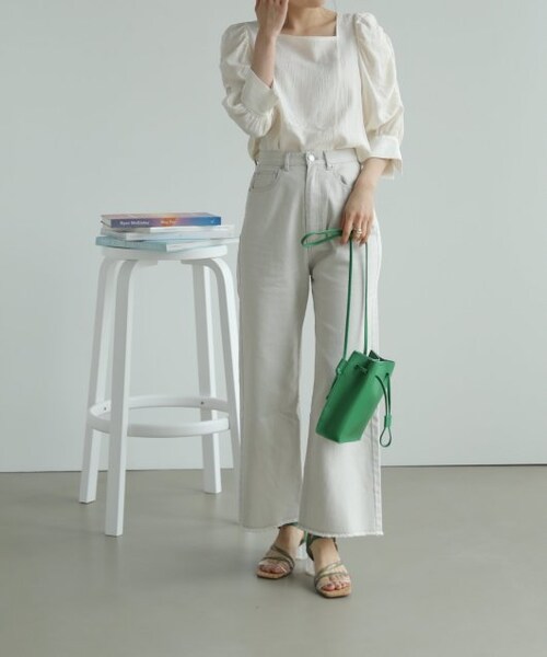 RAY CASSIN（レイカズン）の「ドロストミニショルダーバッグ（バッグ・レディース・クロ/グリーン/ピンク/ベージュ/シルバー・FREE）」の13枚目の写真