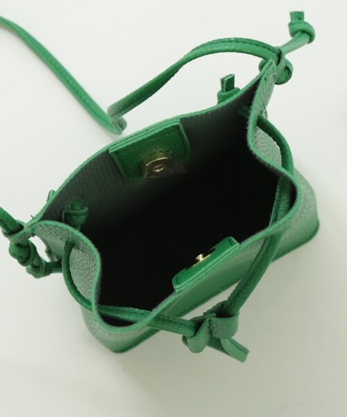 RAY CASSIN（レイカズン）の「ドロストミニショルダーバッグ（バッグ・レディース・クロ/グリーン/ピンク/ベージュ/シルバー・FREE）」の9枚目の写真