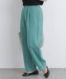 PUAL CE CIN | 麻キャンバスリラックスパンツ(その他パンツ)