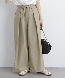 PUAL CE CIN | JAPAN MADEタックワイドパンツ(その他パンツ)