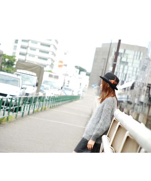 STORES.jp（ストアーズドットジェーピー）の「フェルト ボーラーハット メンズ＆レディース（ハット・メンズ・その他）」の6枚目の写真