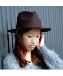 BACK WARD | メンズ＆レディース ツバ広 中折れハット(キャップ)