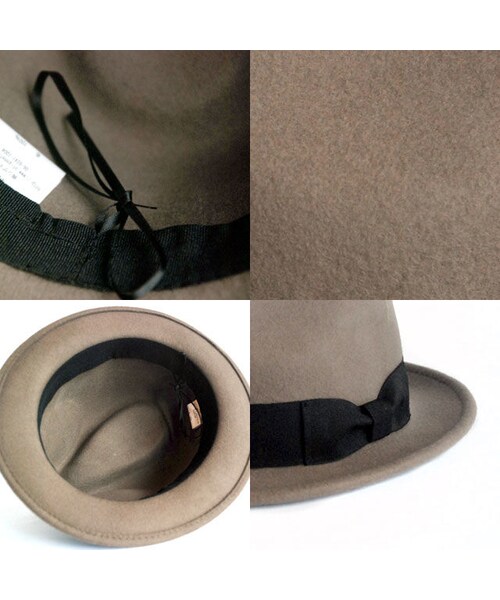 STORES.jp（ストアーズドットジェーピー）の「フェルト ツバ広 中折れハット メンズ＆レディース（ハット・レディース・その他）」の3枚目の写真
